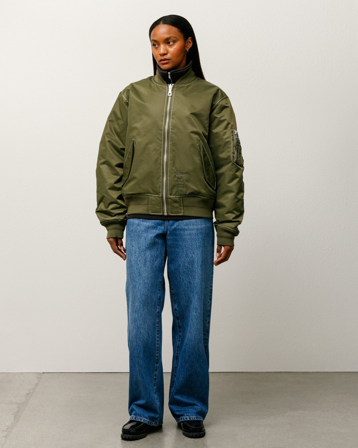 BUILT REVERSIBLE BOMBER JACKET