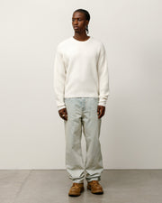 WAFFLE CASHMERE SWEATER