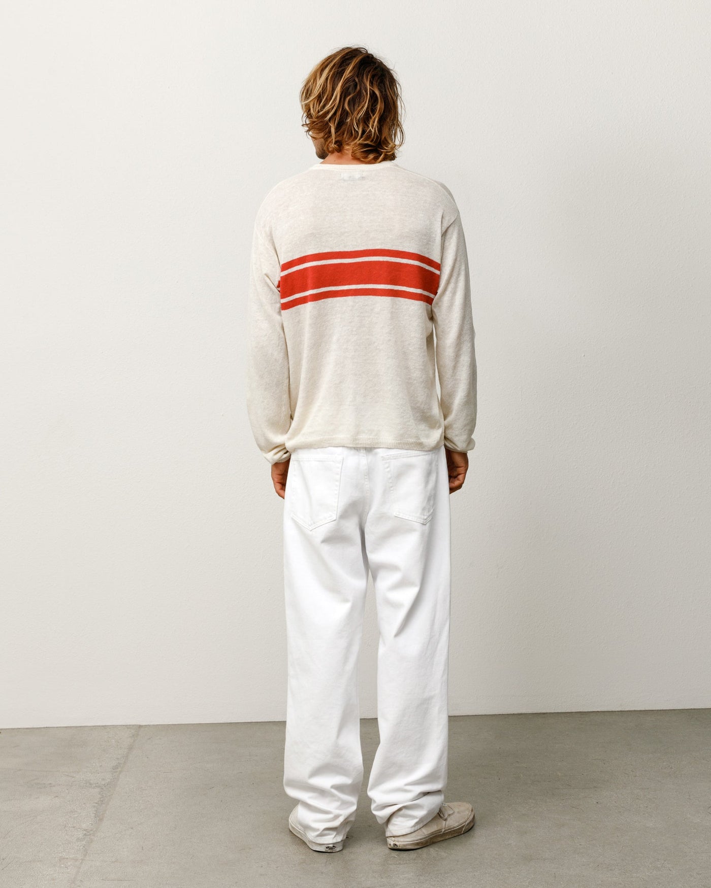 LIGHTWEIGHT STRIPED SWEATER