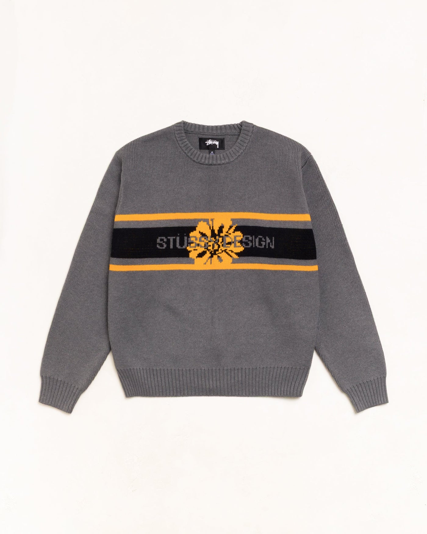 STRIPED HIBISCUS SWEATER