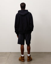 PLAID LINED ZIP HOODIE