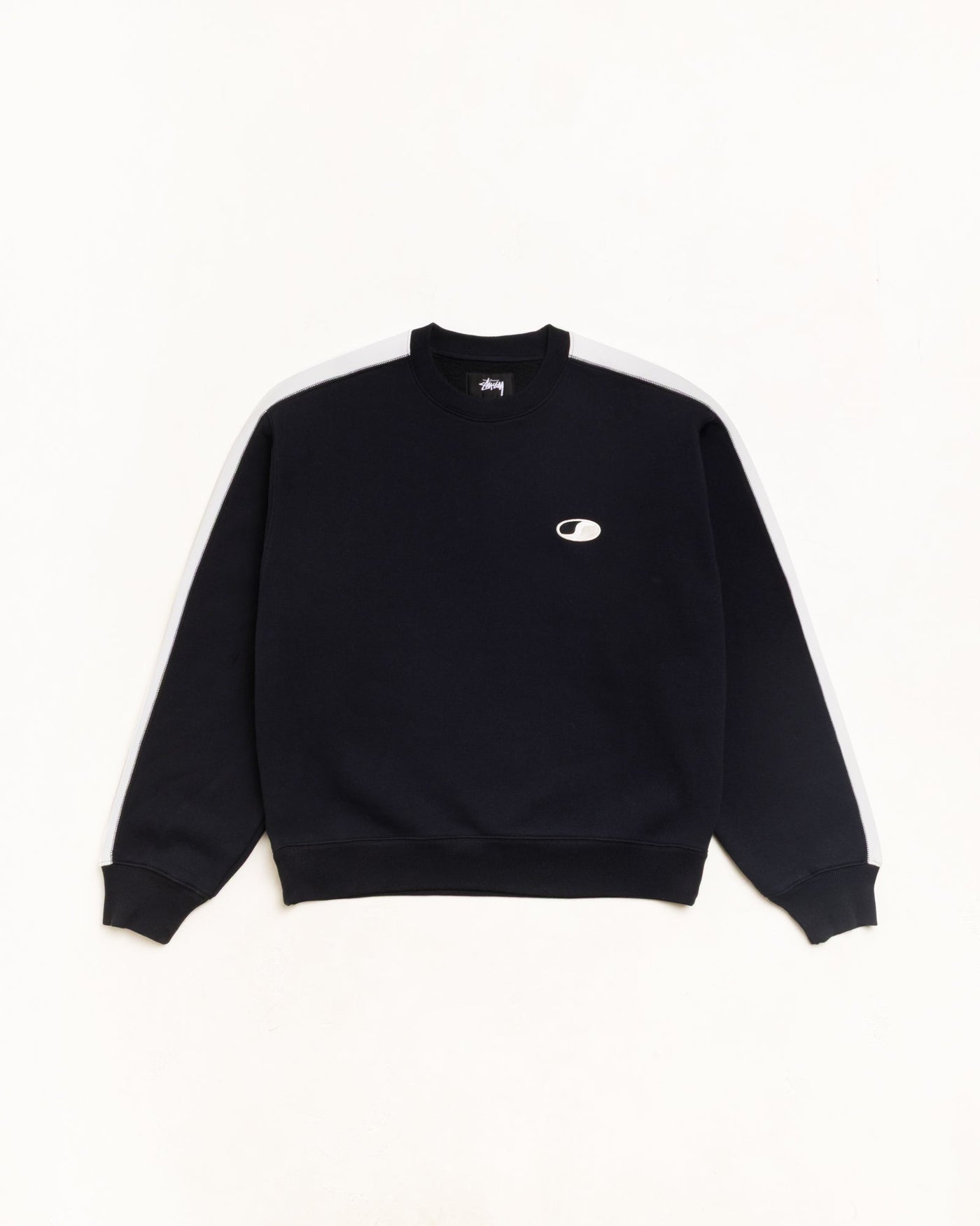 PANELED STRIPE CREW