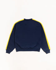 PANELED STRIPE CREW