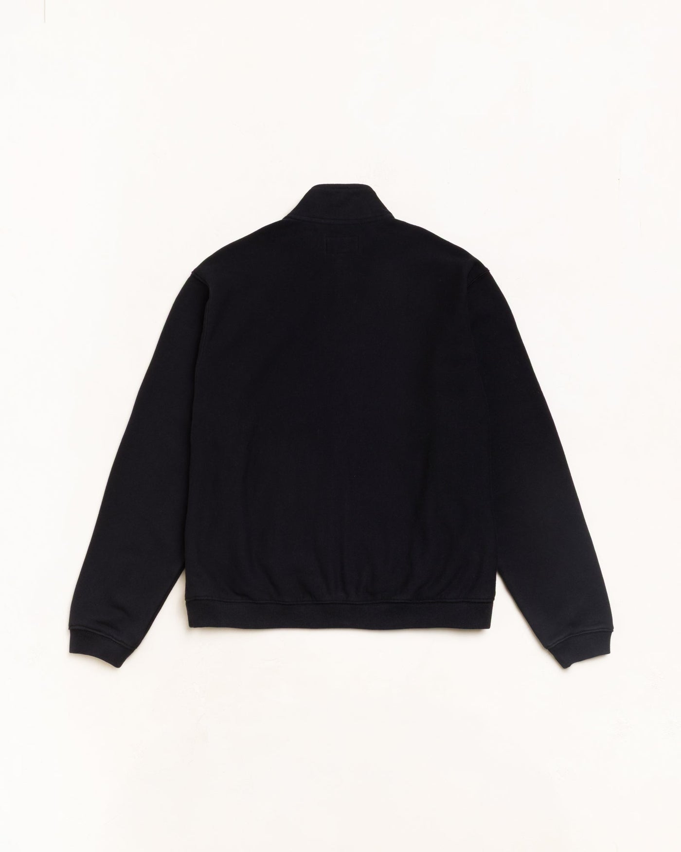 ZIP FLEECE MOCK NECK