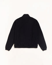 ZIP FLEECE MOCK NECK