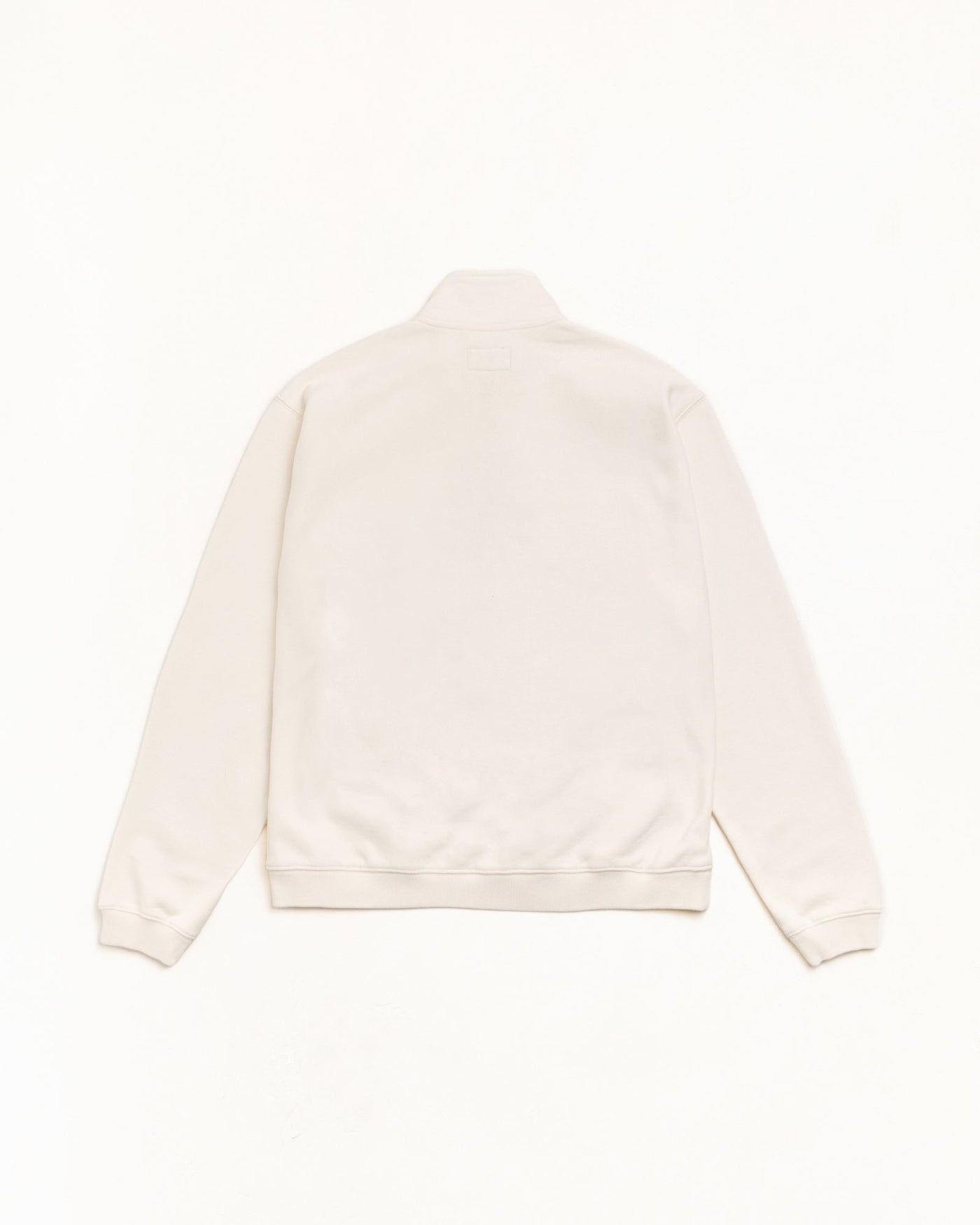 ZIP FLEECE MOCK NECK