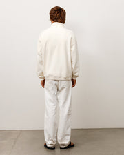 ZIP FLEECE MOCK NECK