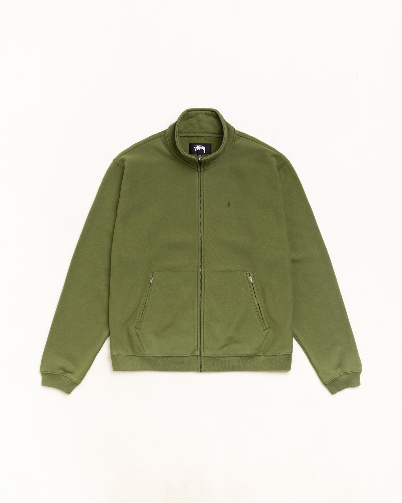 ZIP FLEECE MOCK NECK