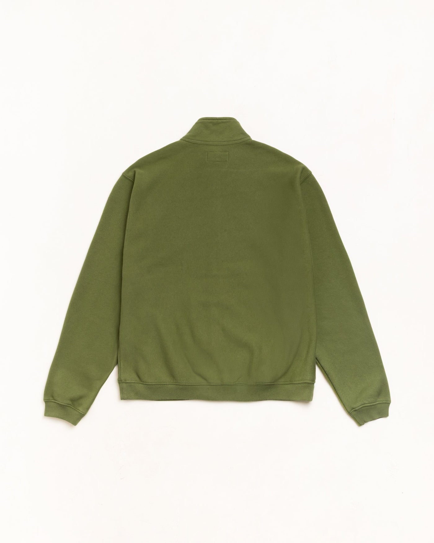 ZIP FLEECE MOCK NECK