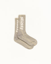 WASHED HELVETICA CREW SOCK