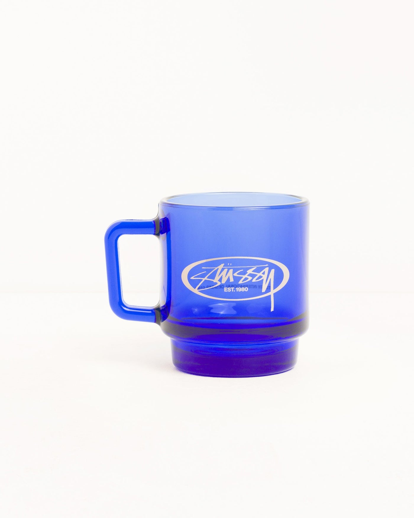 OVAL LOGO GLASS MUG