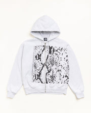 SNAKESKIN ZIP HOODIE
