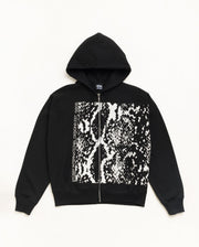 SNAKESKIN ZIP HOODIE