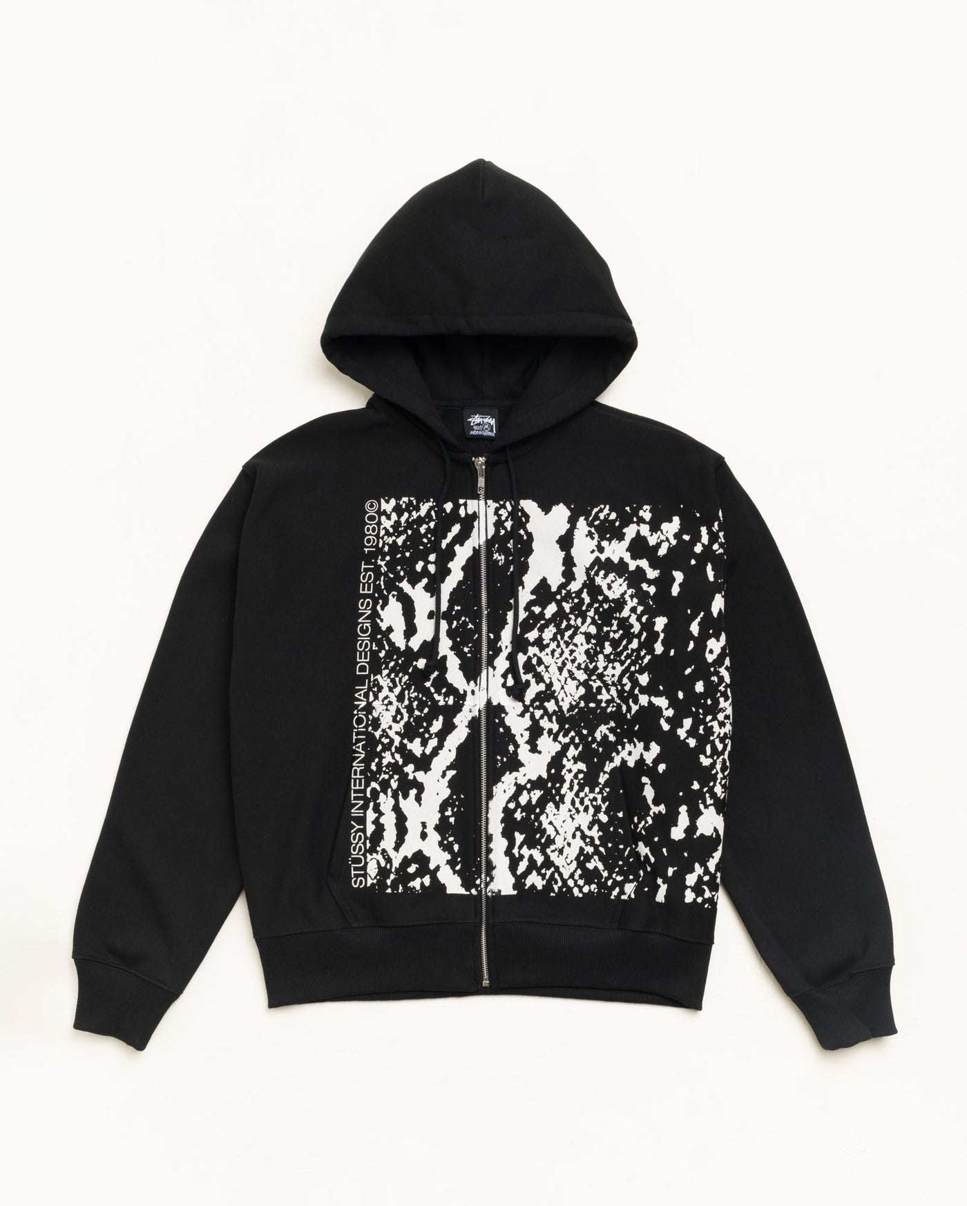 SNAKESKIN ZIP HOODIE